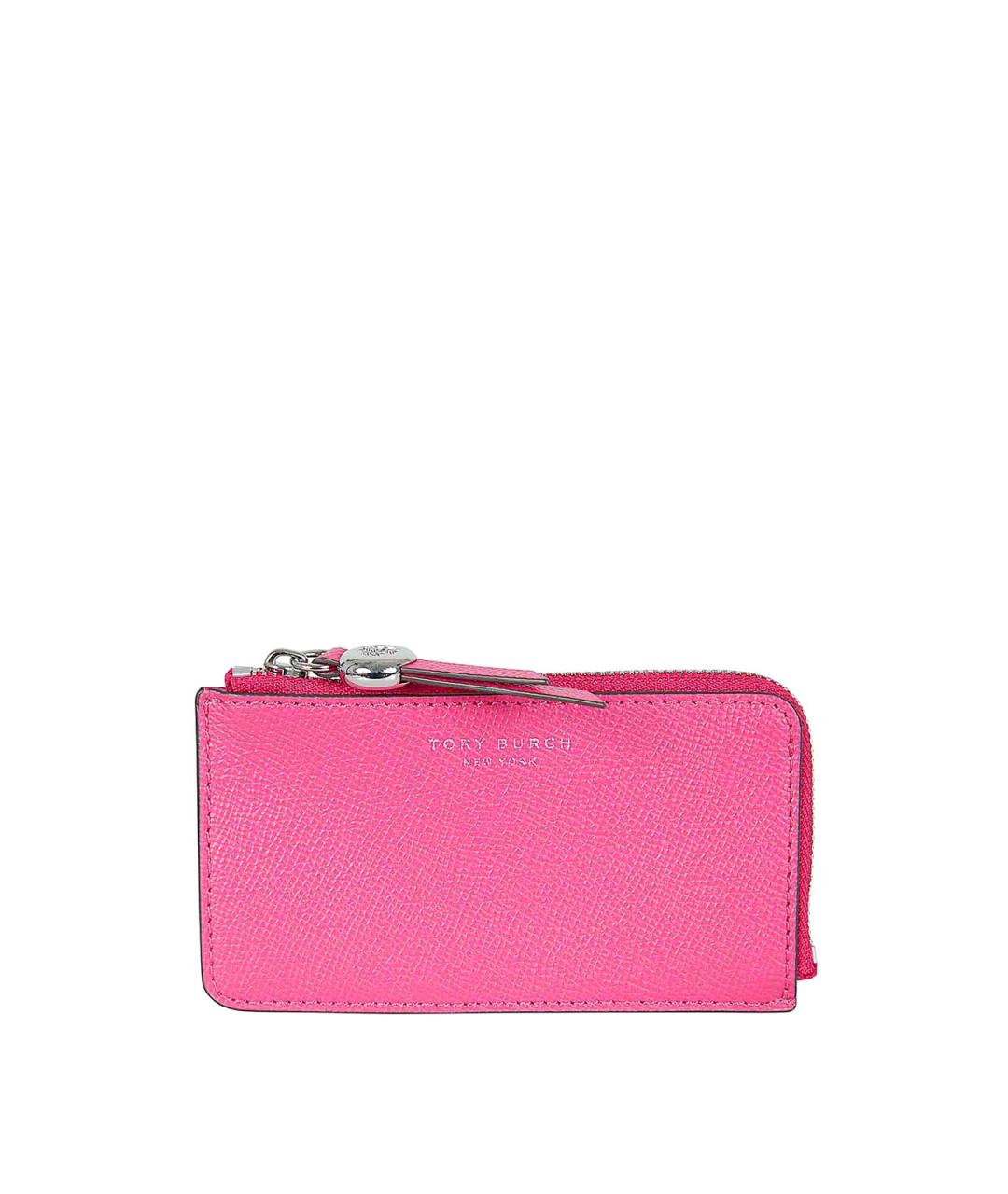 TORY BURCH Фуксия кожаный кошелек, фото 1