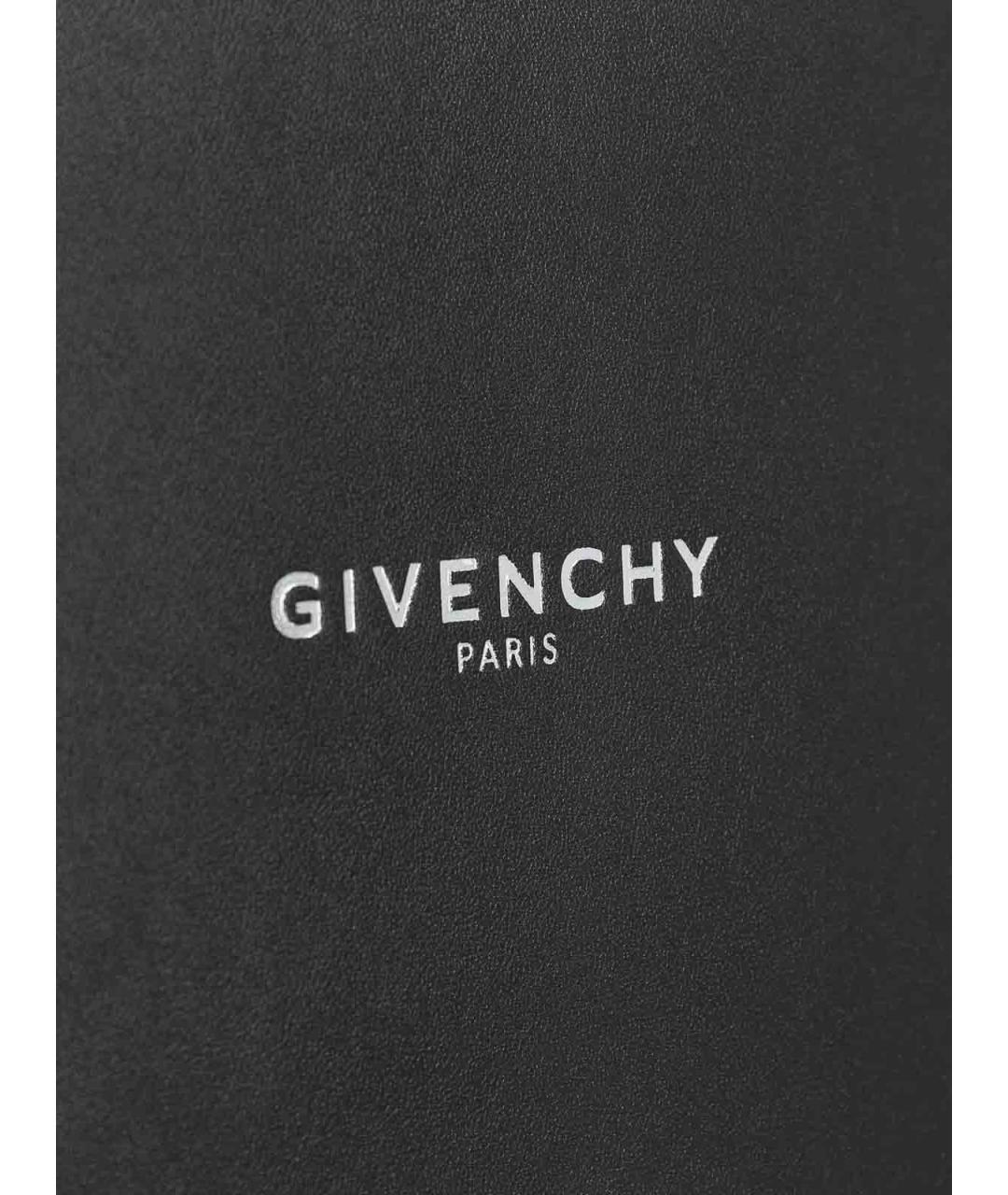 GIVENCHY Черная кожаная барсетка, фото 4