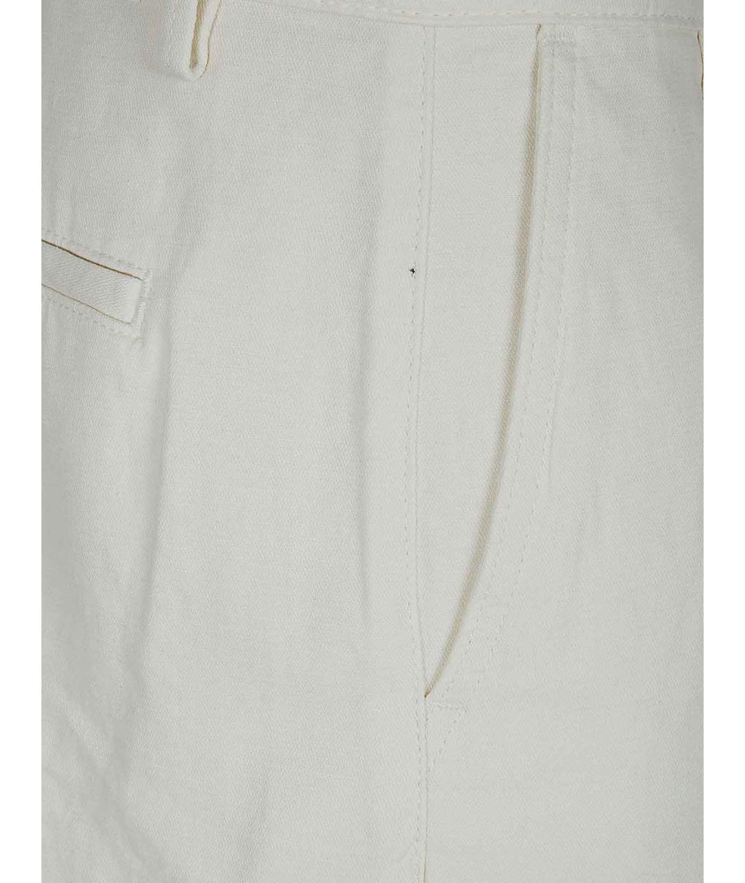 7 FOR ALL MANKIND Бежевые хлопковые шорты, фото 3
