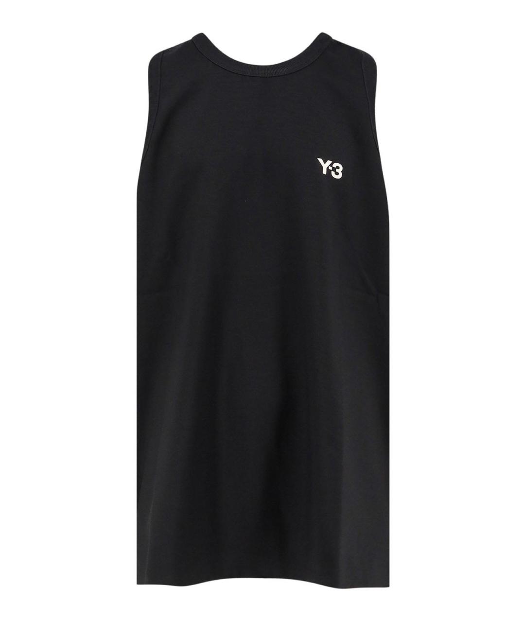Y-3 Черная синтетическая майка, фото 1