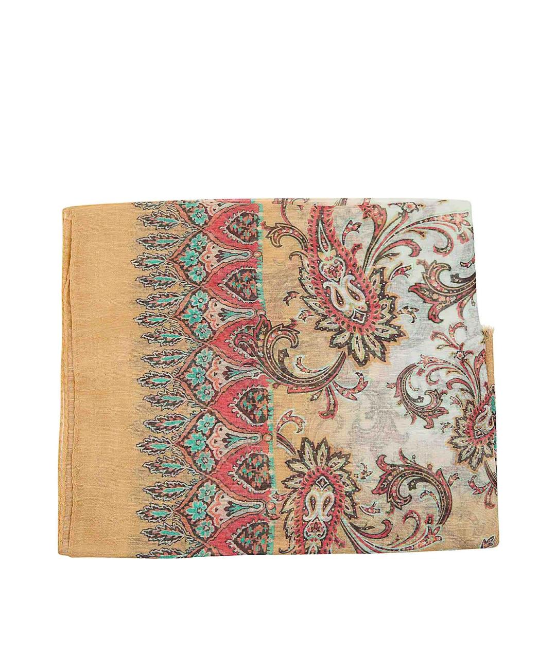 ETRO Мульти льняной шарф, фото 1