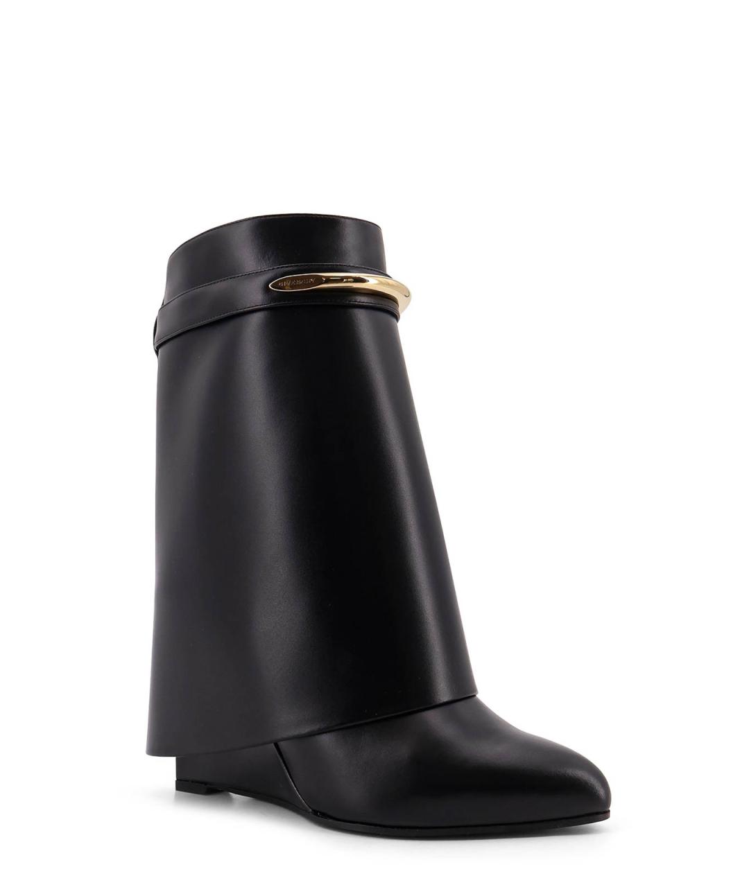 GIVENCHY Черные кожаные ботильоны, фото 2