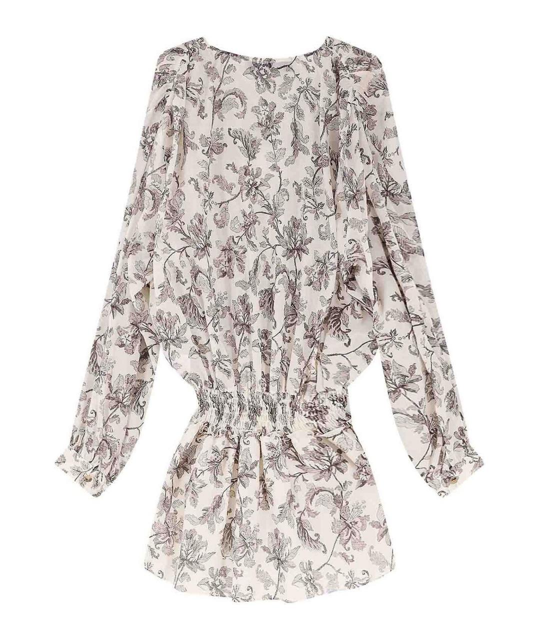 GOLDEN GOOSE DELUXE BRAND Мульти хлопковое повседневное платье, фото 2
