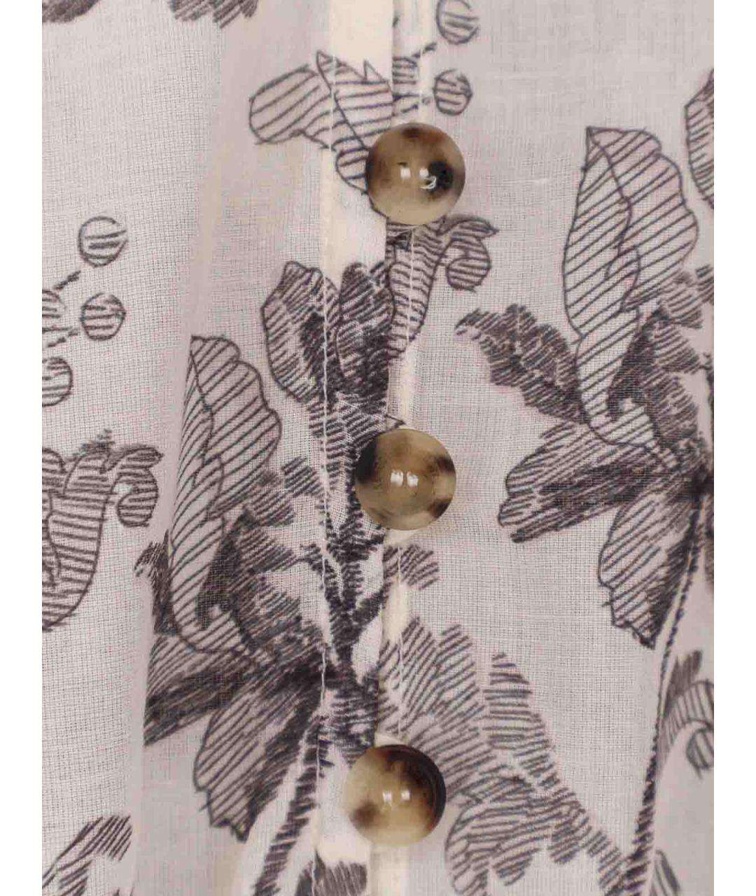 GOLDEN GOOSE DELUXE BRAND Мульти хлопковое повседневное платье, фото 3