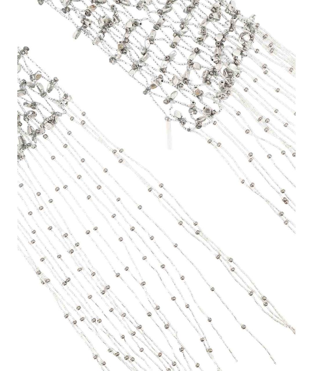 DRIES VAN NOTEN Серебряное металлическое колье, фото 2