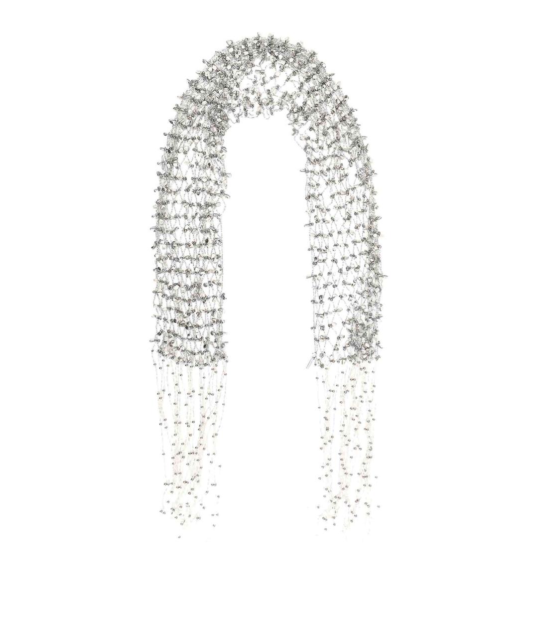 DRIES VAN NOTEN Серебряное металлическое колье, фото 1