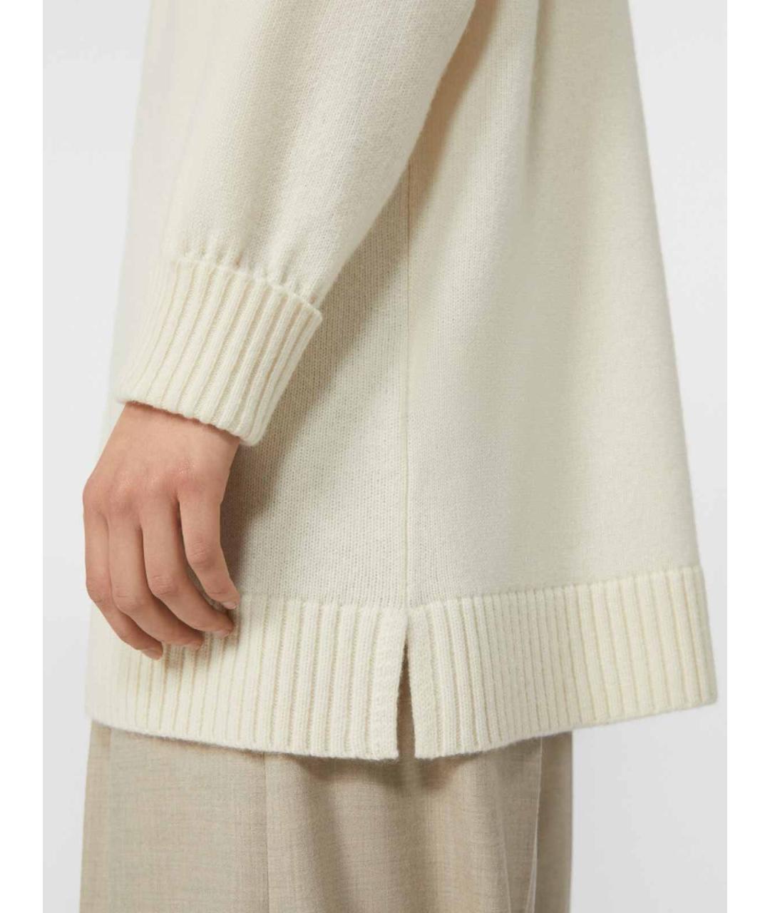 MAX MARA Белая кашемировая рубашка, фото 5