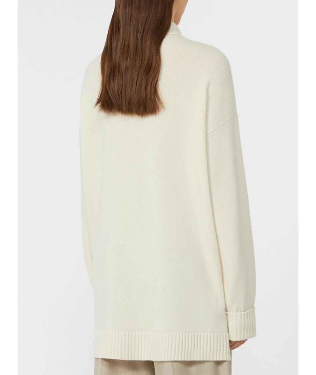 MAX MARA Белая кашемировая рубашка, фото 4