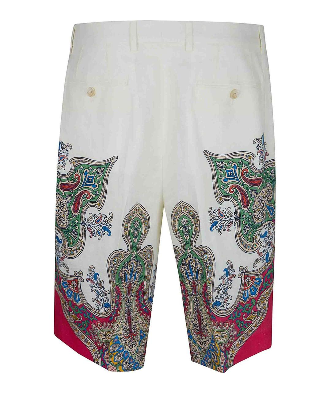ETRO Мульти льняные шорты, фото 2