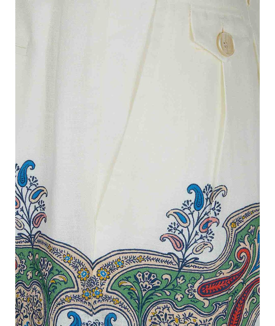 ETRO Мульти льняные шорты, фото 3