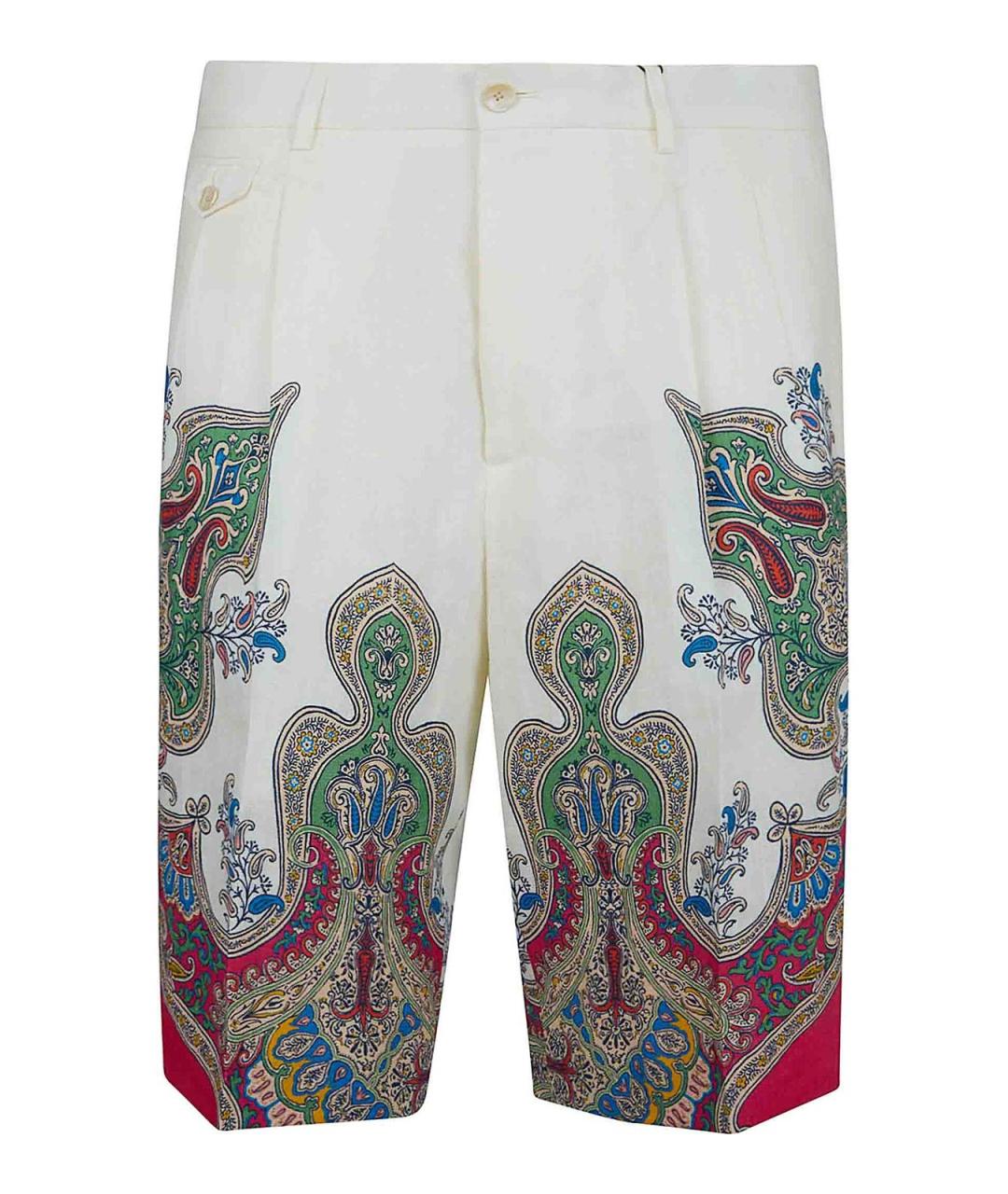 ETRO Мульти льняные шорты, фото 1