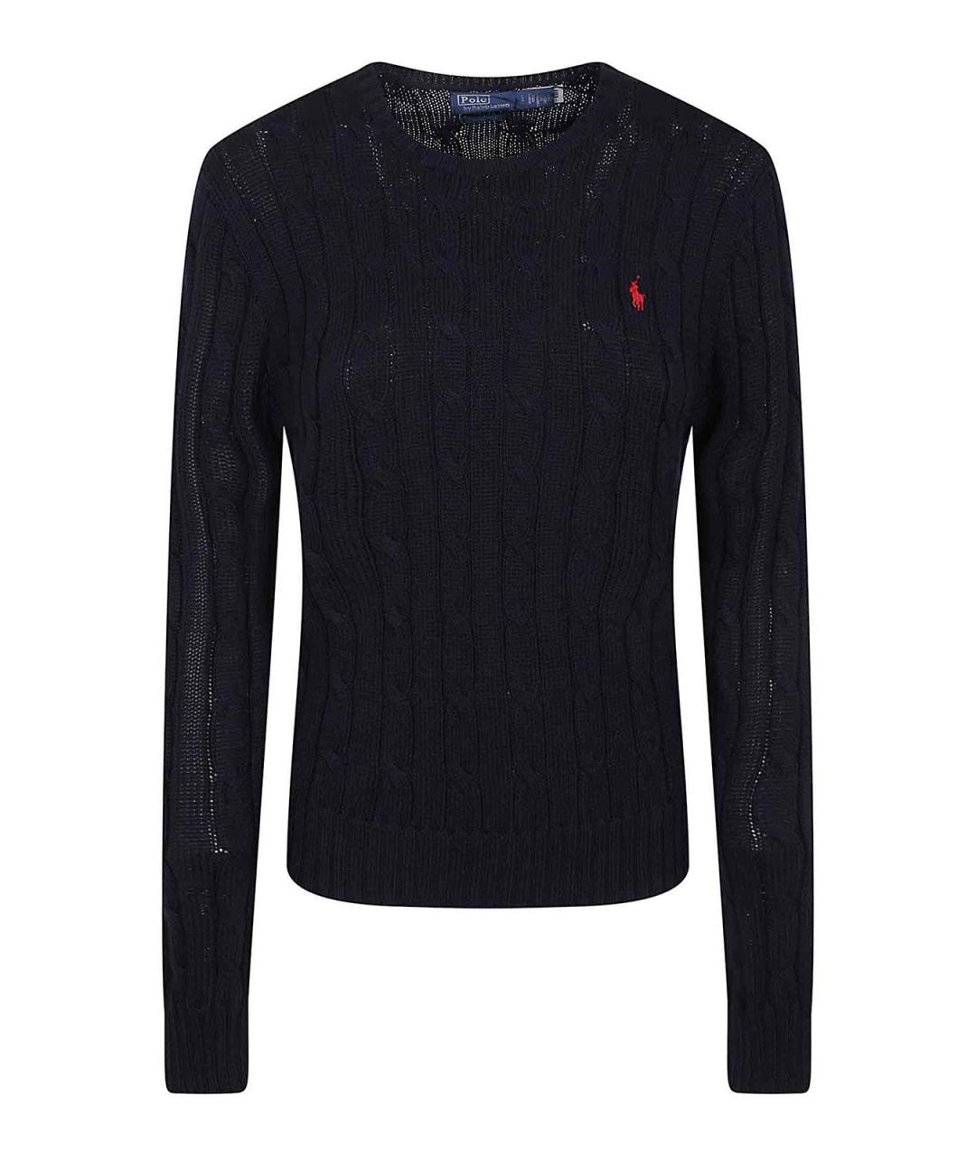 POLO RALPH LAUREN Синий хлопковый джемпер / свитер, фото 1