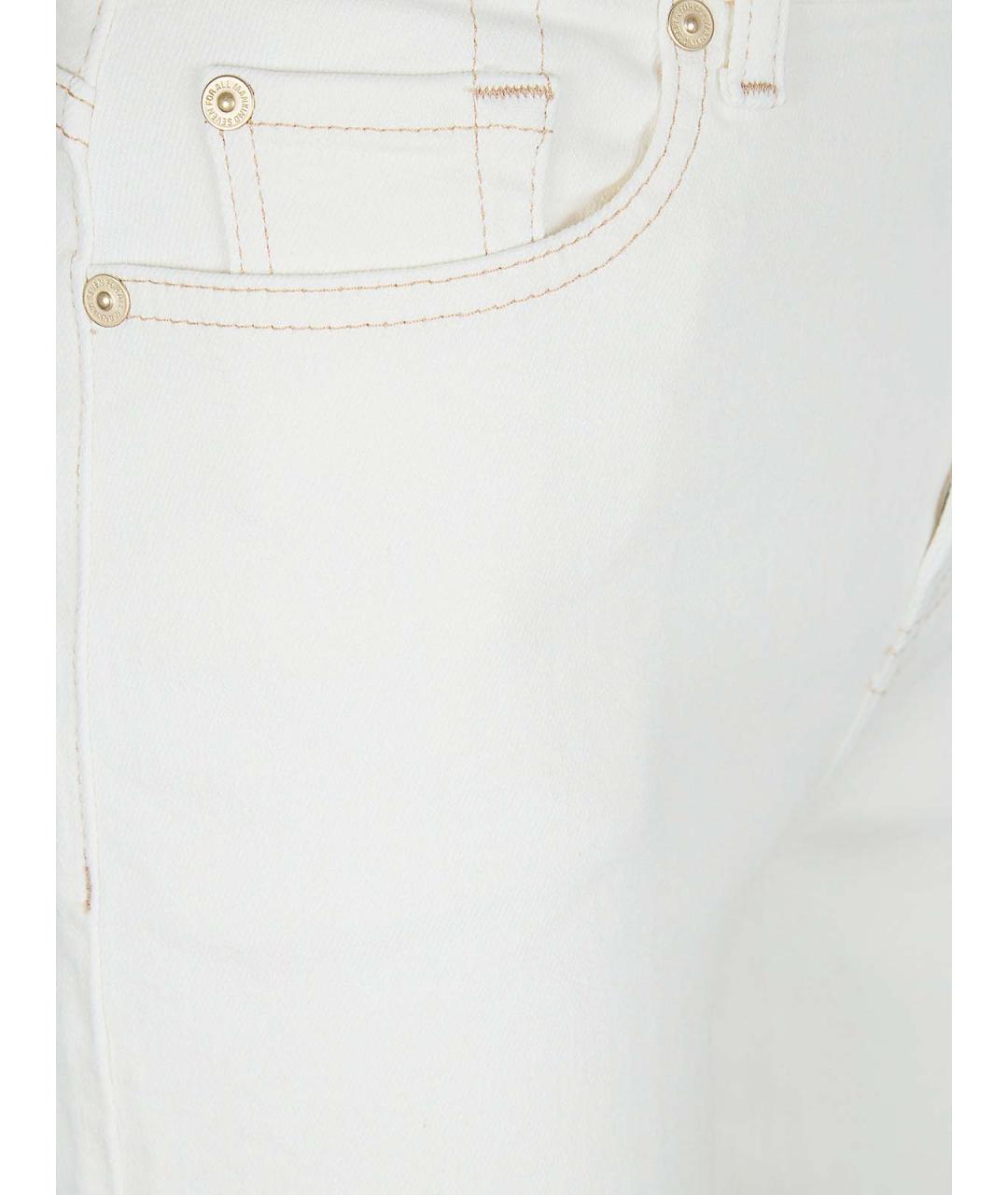 7 FOR ALL MANKIND Хлопковые прямые джинсы, фото 3