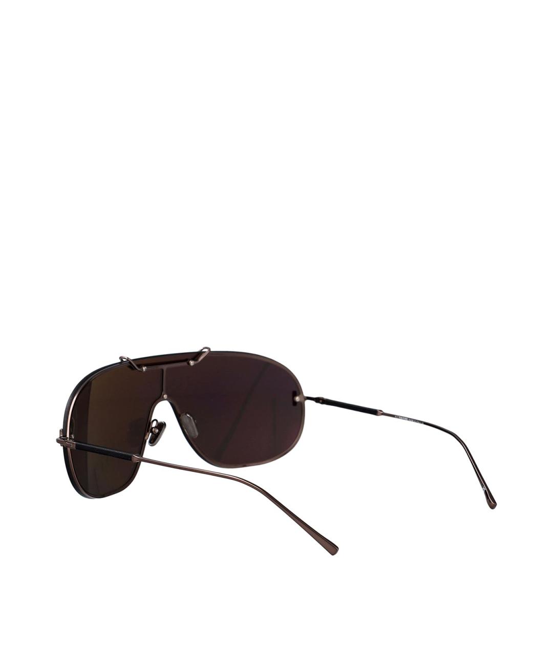 TOM FORD Серые металлические солнцезащитные очки, фото 4