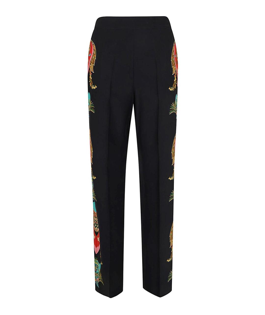 ETRO Мульти шелковые прямые брюки, фото 1