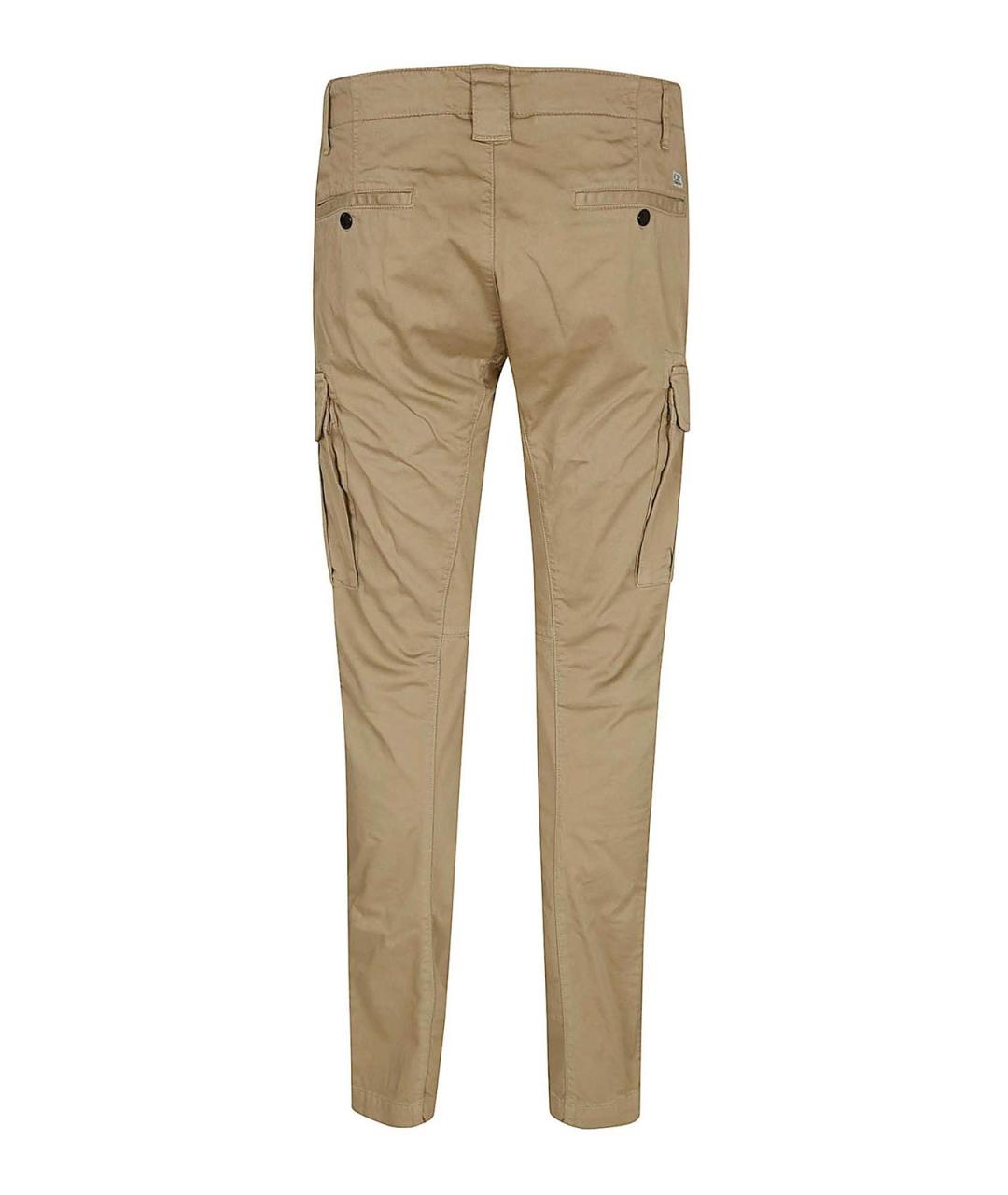 CP COMPANY Бежевые хлопковые повседневные брюки, фото 2