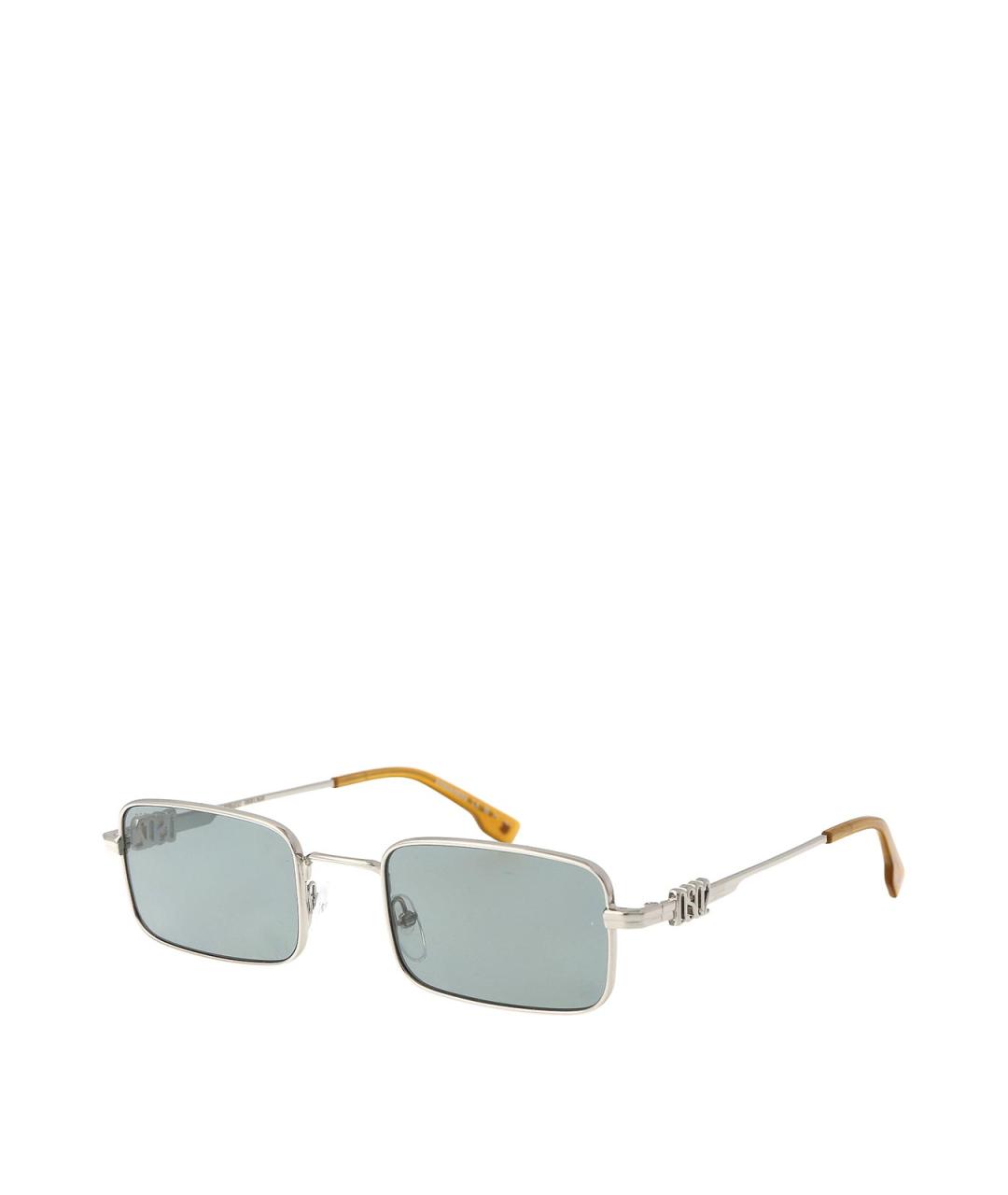 DSQUARED2 Серые металлические солнцезащитные очки, фото 2