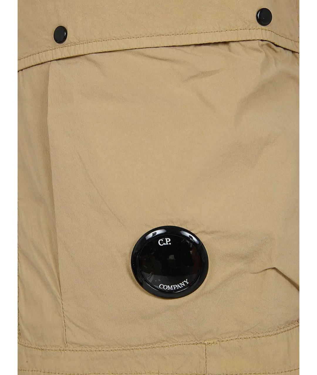 CP COMPANY Бежевые хлопковые шорты, фото 3