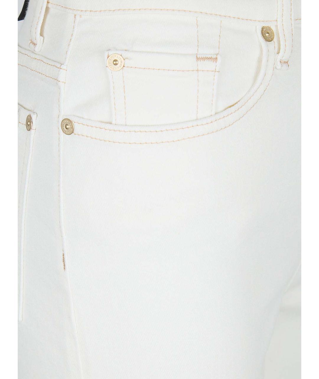 7 FOR ALL MANKIND Хлопковые прямые джинсы, фото 3