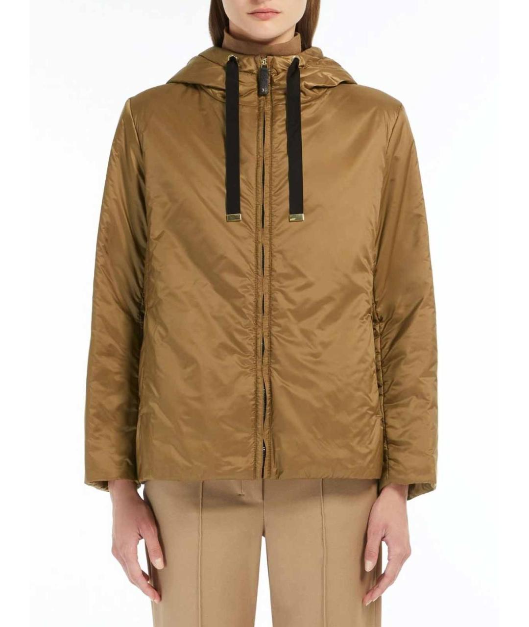 MAX MARA Коричневый пуховик, фото 3