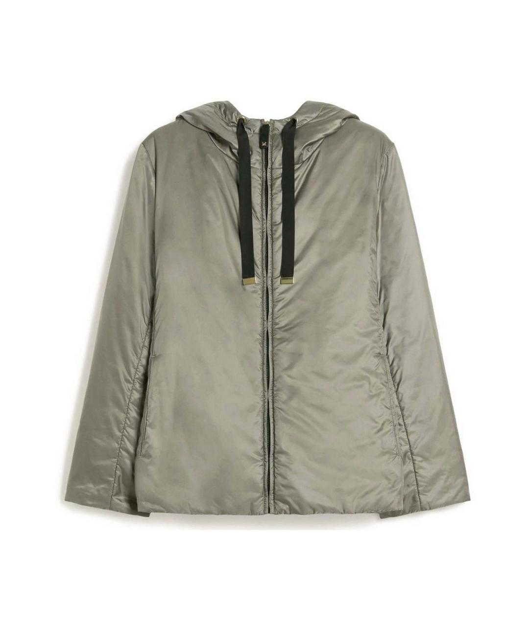 MAX MARA Серая хлопковая куртка, фото 1