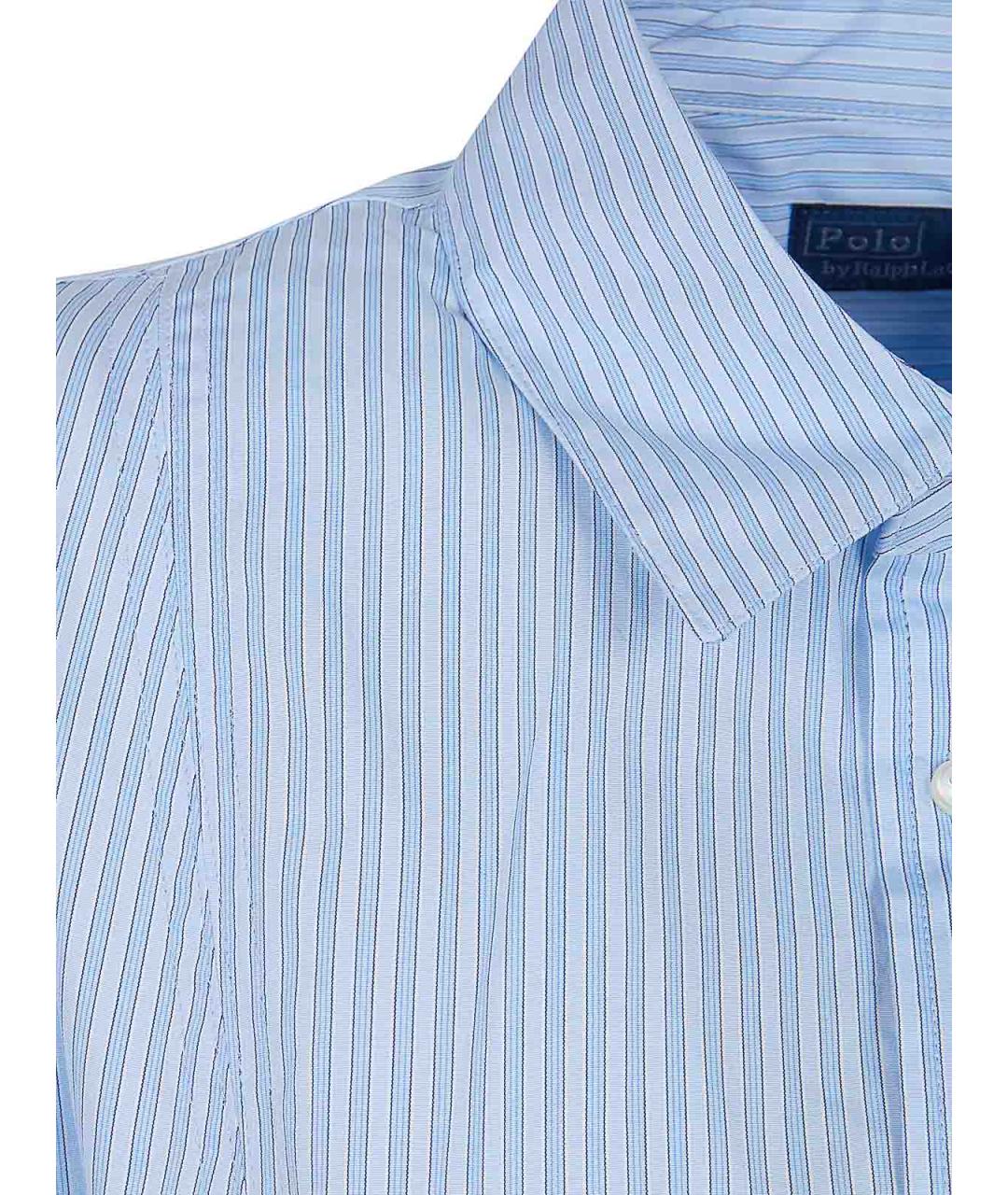 POLO RALPH LAUREN Синее хлопковое платье, фото 3