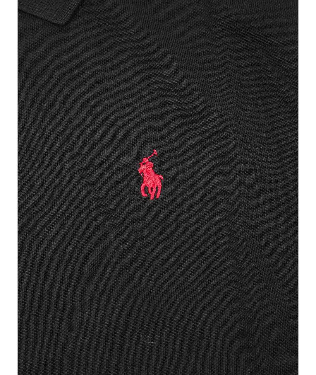 POLO RALPH LAUREN Черная хлопковая футболка, фото 3