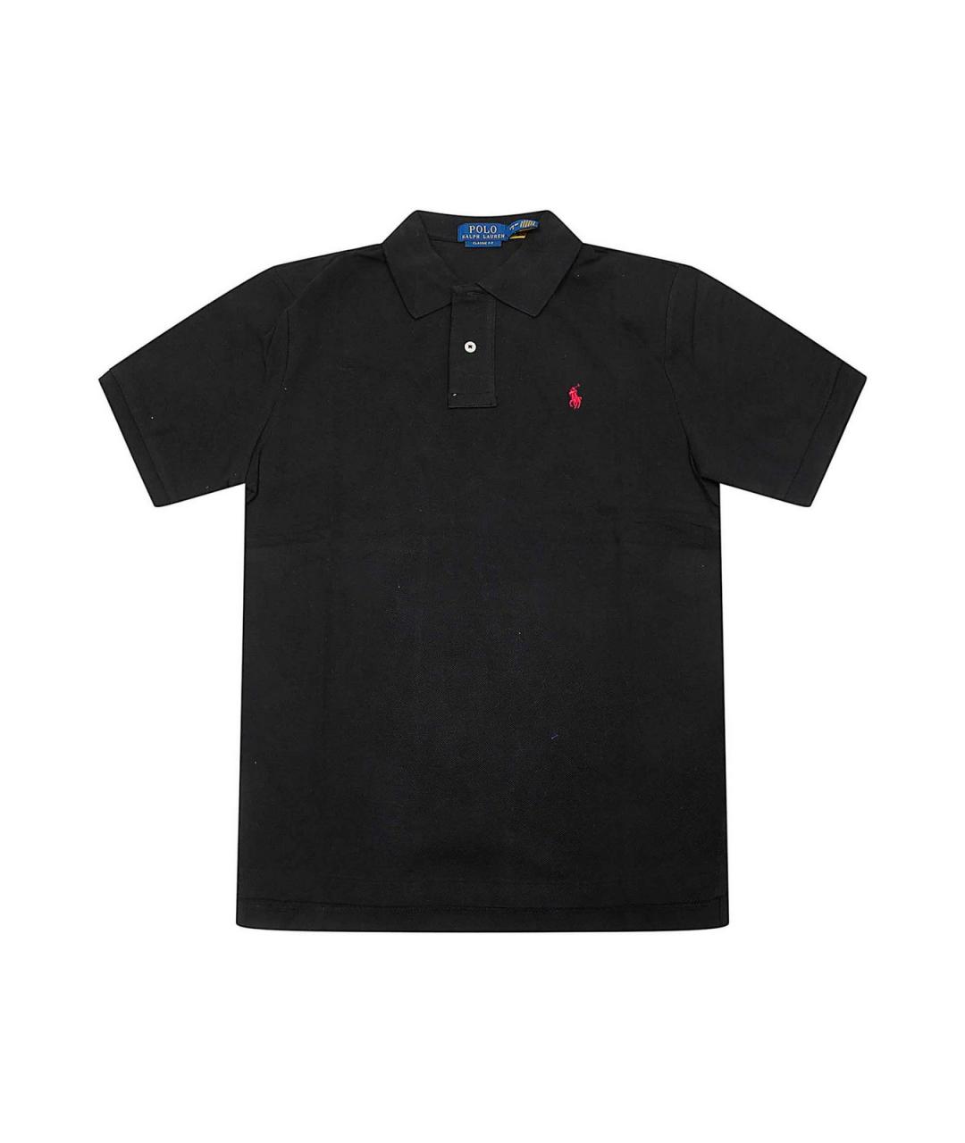 POLO RALPH LAUREN Черная хлопковая футболка, фото 1