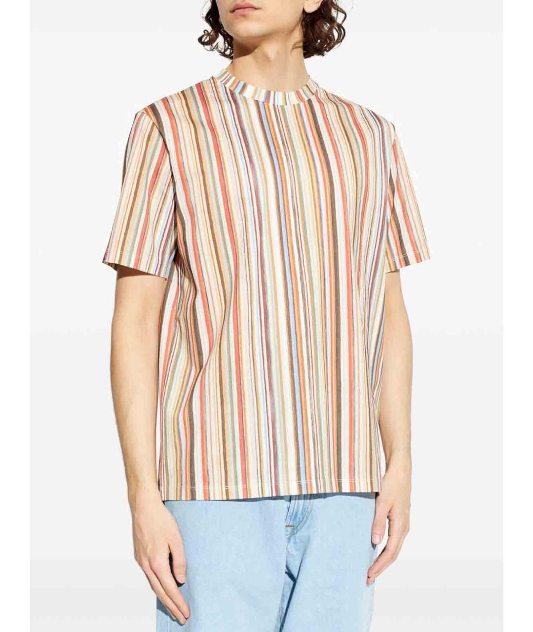 PAUL SMITH Мульти хлопковая футболка, фото 5