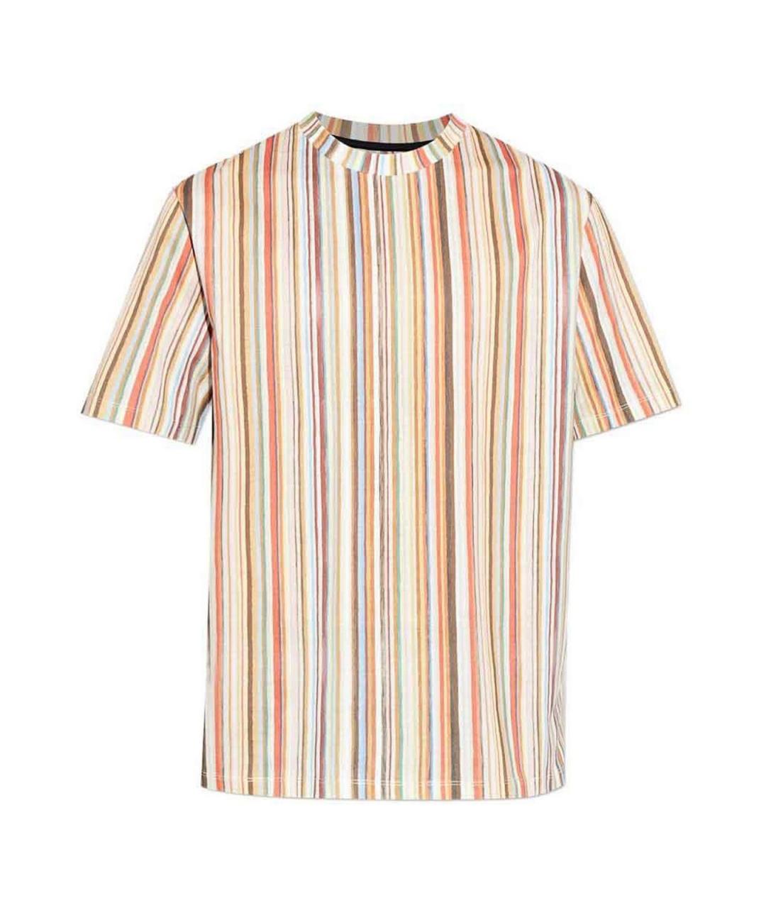PAUL SMITH Мульти хлопковая футболка, фото 1