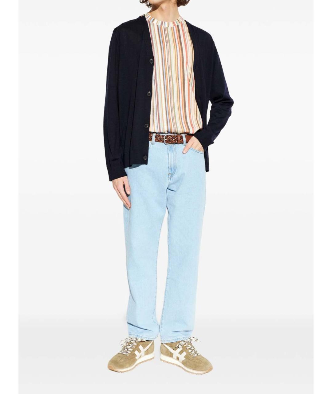 PAUL SMITH Мульти хлопковая футболка, фото 4