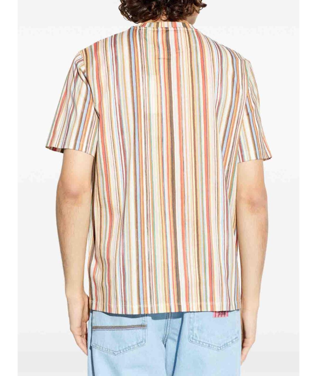PAUL SMITH Мульти хлопковая футболка, фото 3