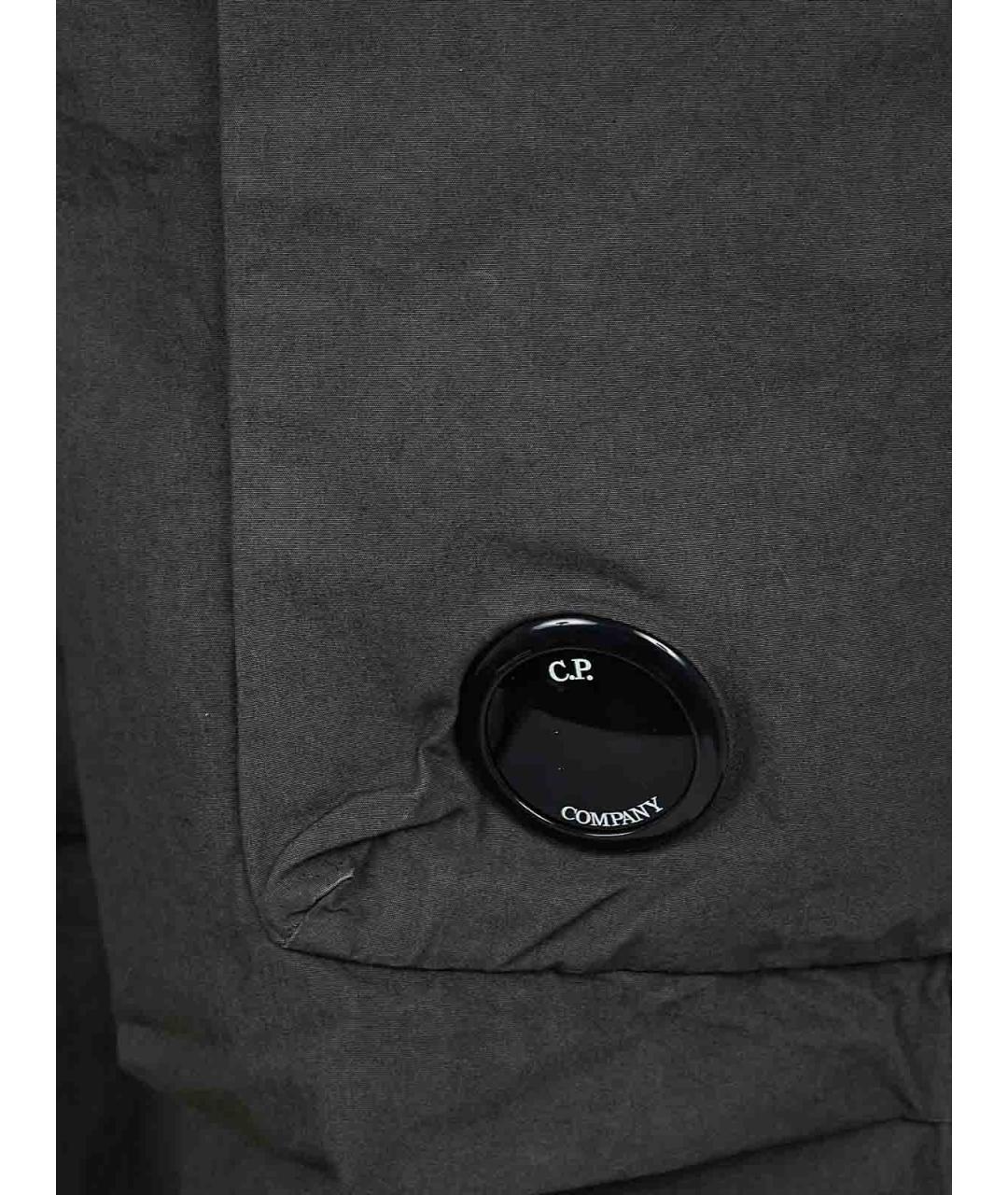 CP COMPANY Серебряные хлопковые повседневные брюки, фото 3