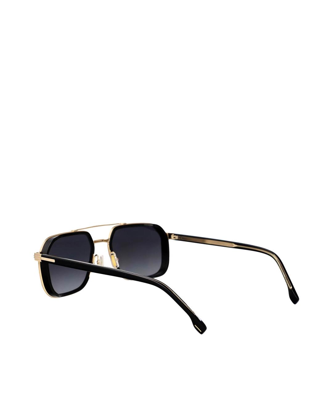 HUGO BOSS Черные металлические солнцезащитные очки, фото 4