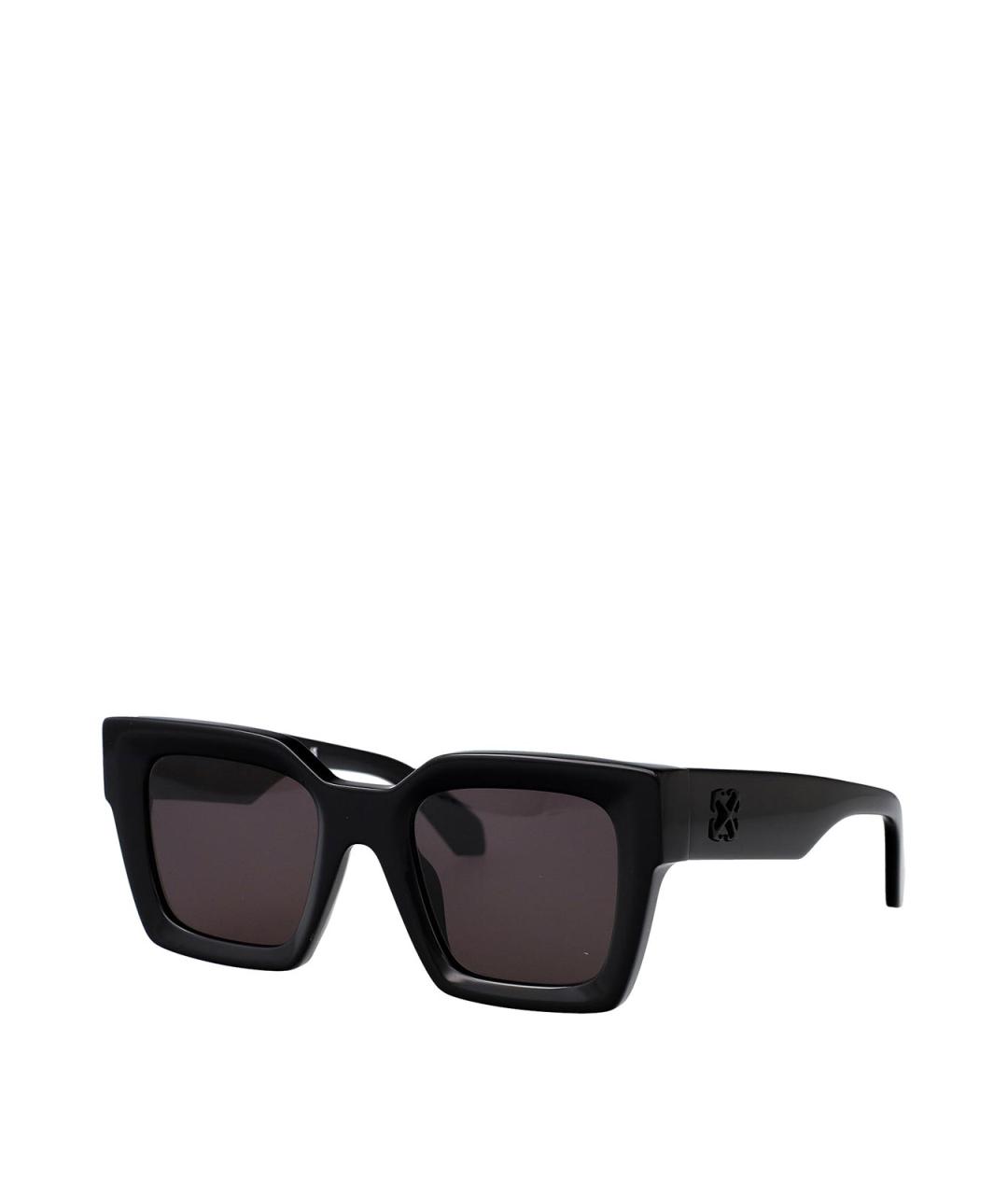 OFF-WHITE Черные пластиковые солнцезащитные очки, фото 2
