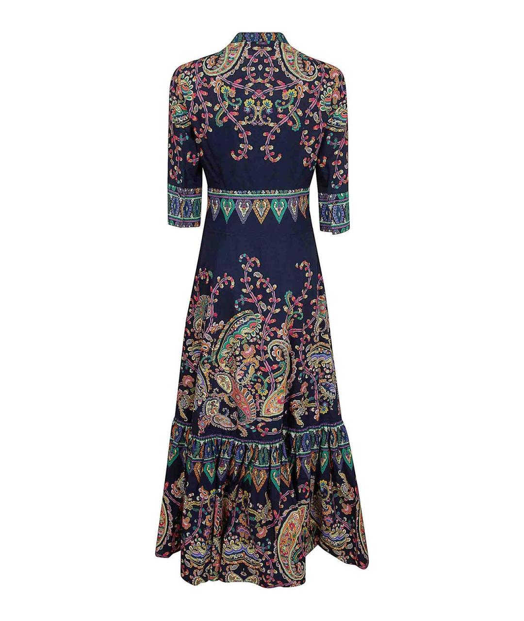 ETRO Мульти хлопковое повседневное платье, фото 2