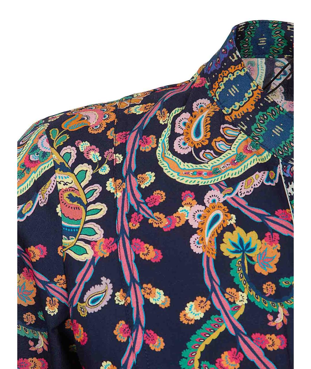 ETRO Мульти хлопковое повседневное платье, фото 3