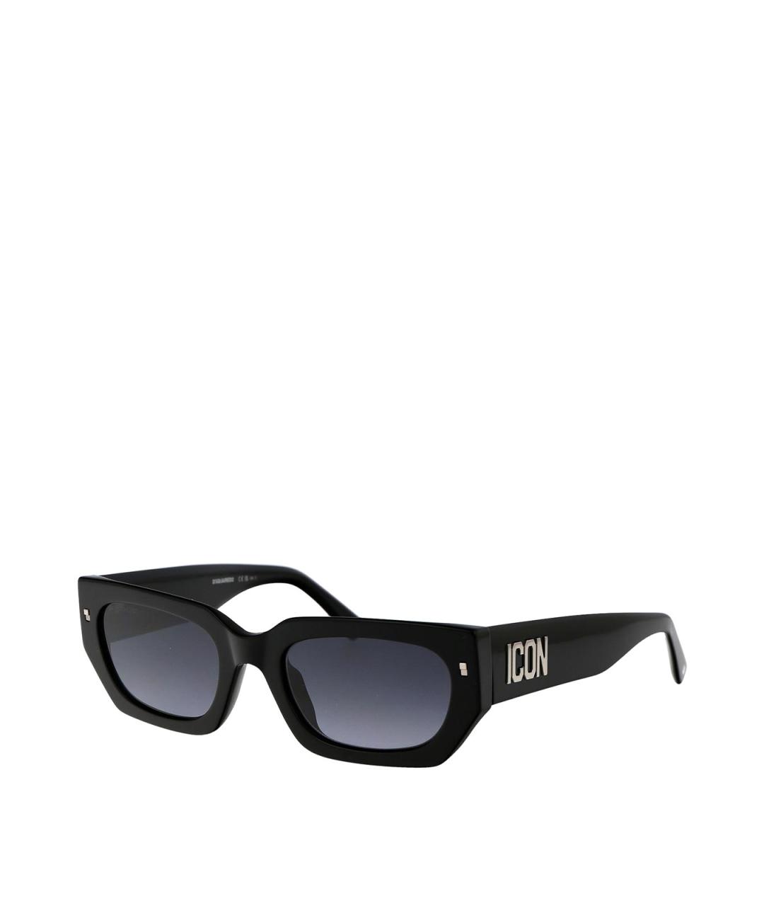 DSQUARED2 Черные пластиковые солнцезащитные очки, фото 2