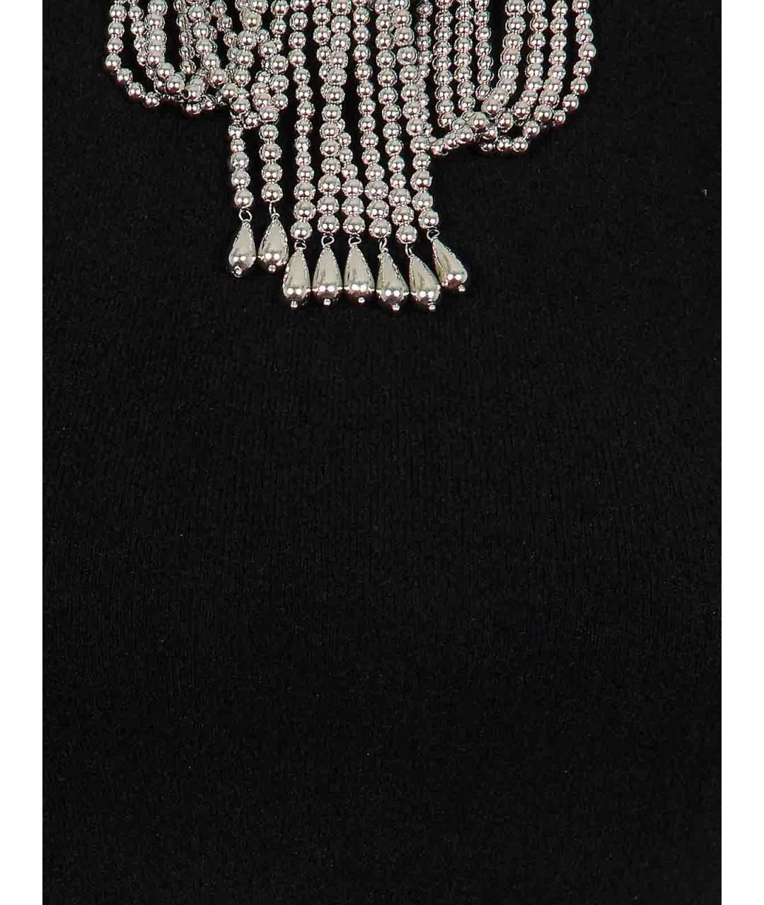 PACO RABANNE Черная хлопковая майка, фото 3