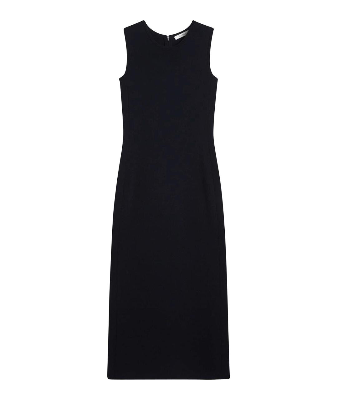 MAX MARA Синее вискозное повседневное платье, фото 1
