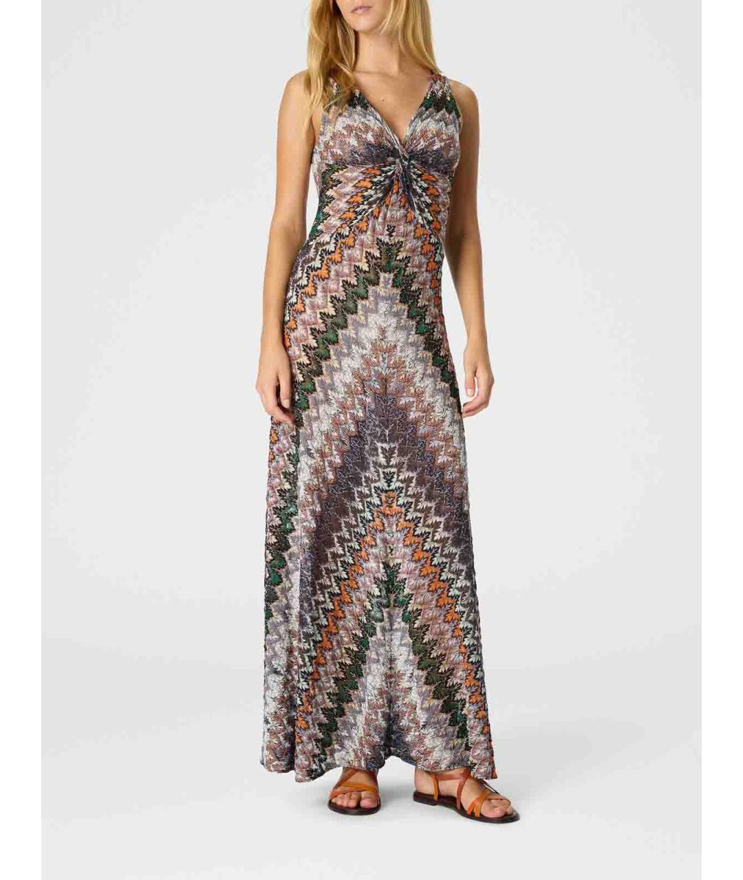 MISSONI Мульти вискозное повседневное платье, фото 2