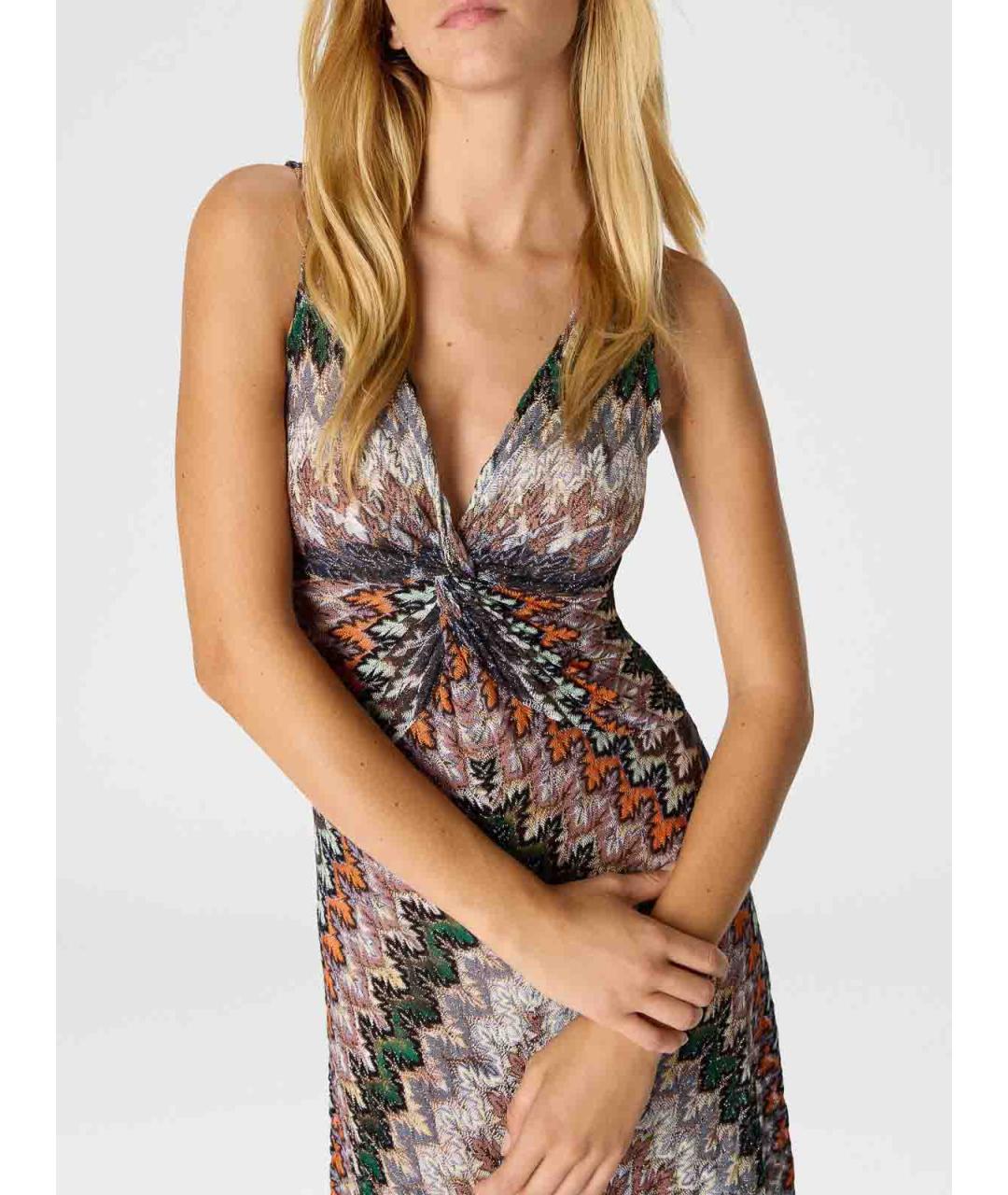 MISSONI Мульти вискозное повседневное платье, фото 4