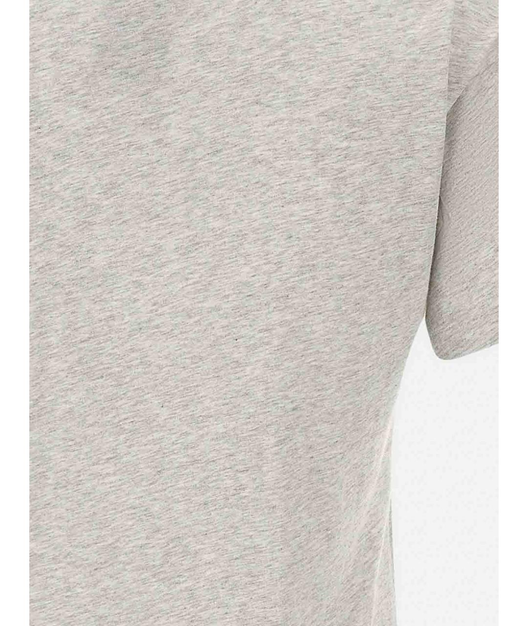 POLO RALPH LAUREN Серая хлопковая футболка, фото 5