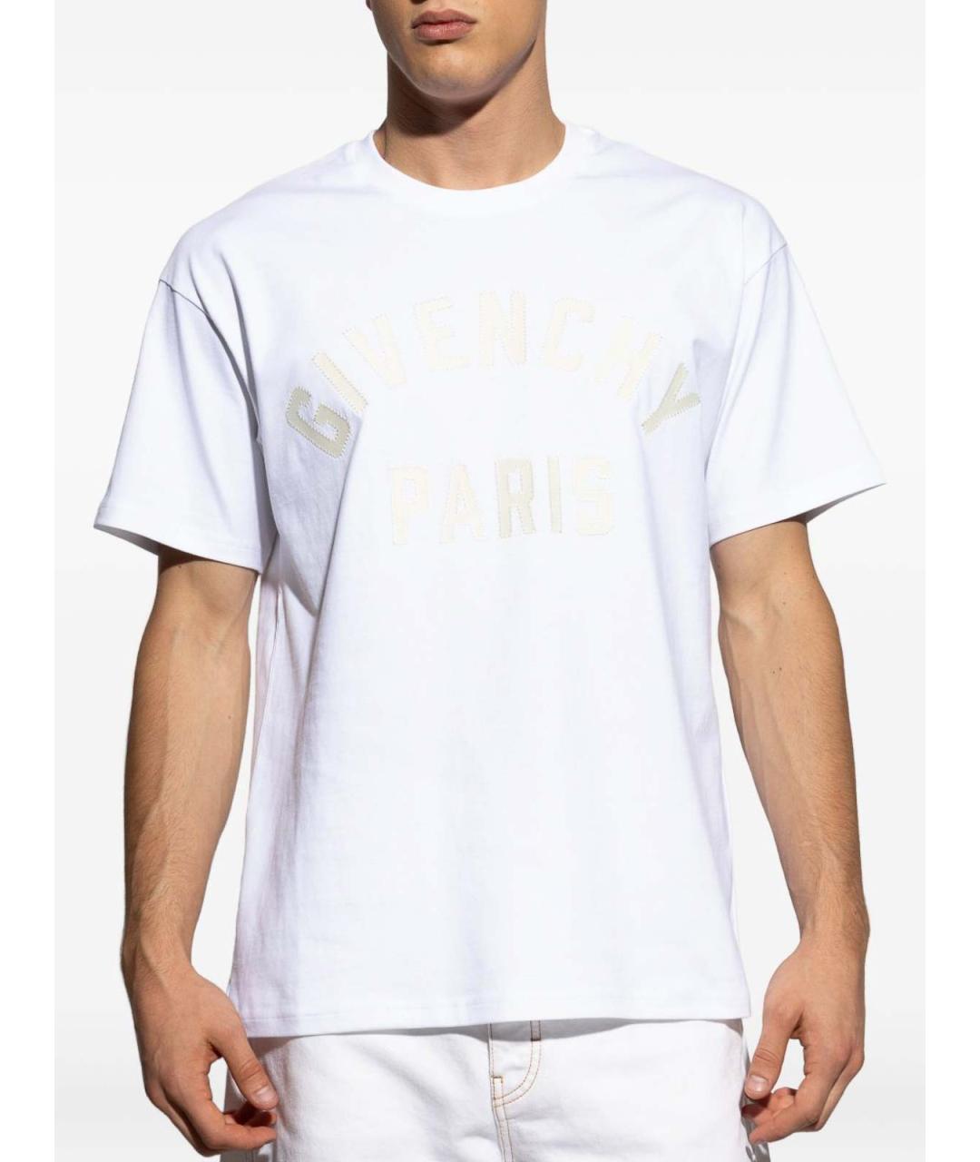 GIVENCHY Белая хлопковая футболка, фото 3