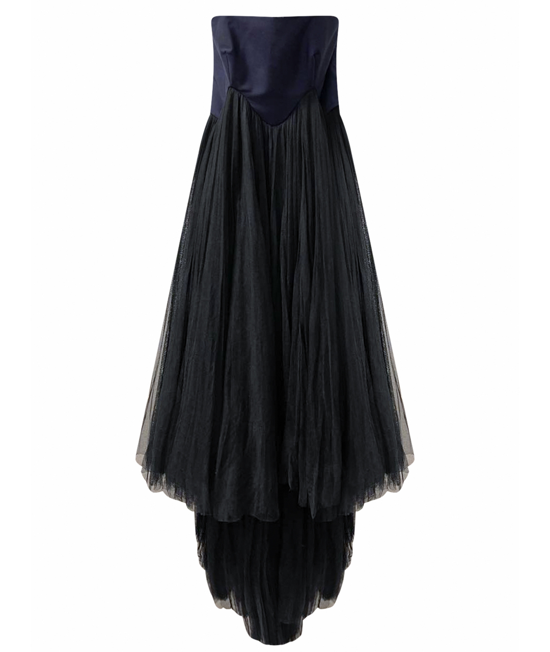 CHRISTIAN DIOR PRE-OWNED Темно-синее полиамидовое вечернее платье, фото 1