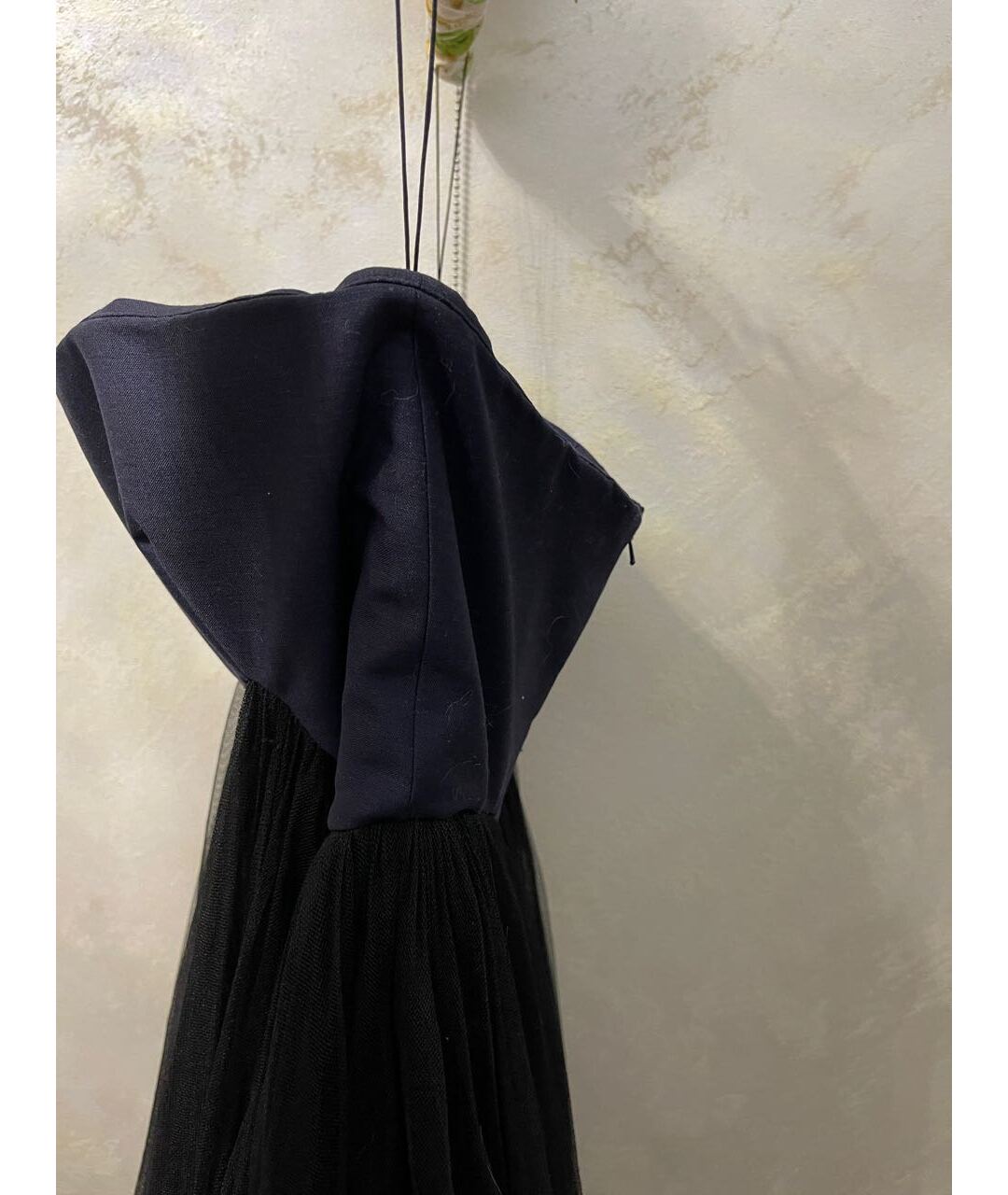 CHRISTIAN DIOR PRE-OWNED Темно-синее полиамидовое вечернее платье, фото 2