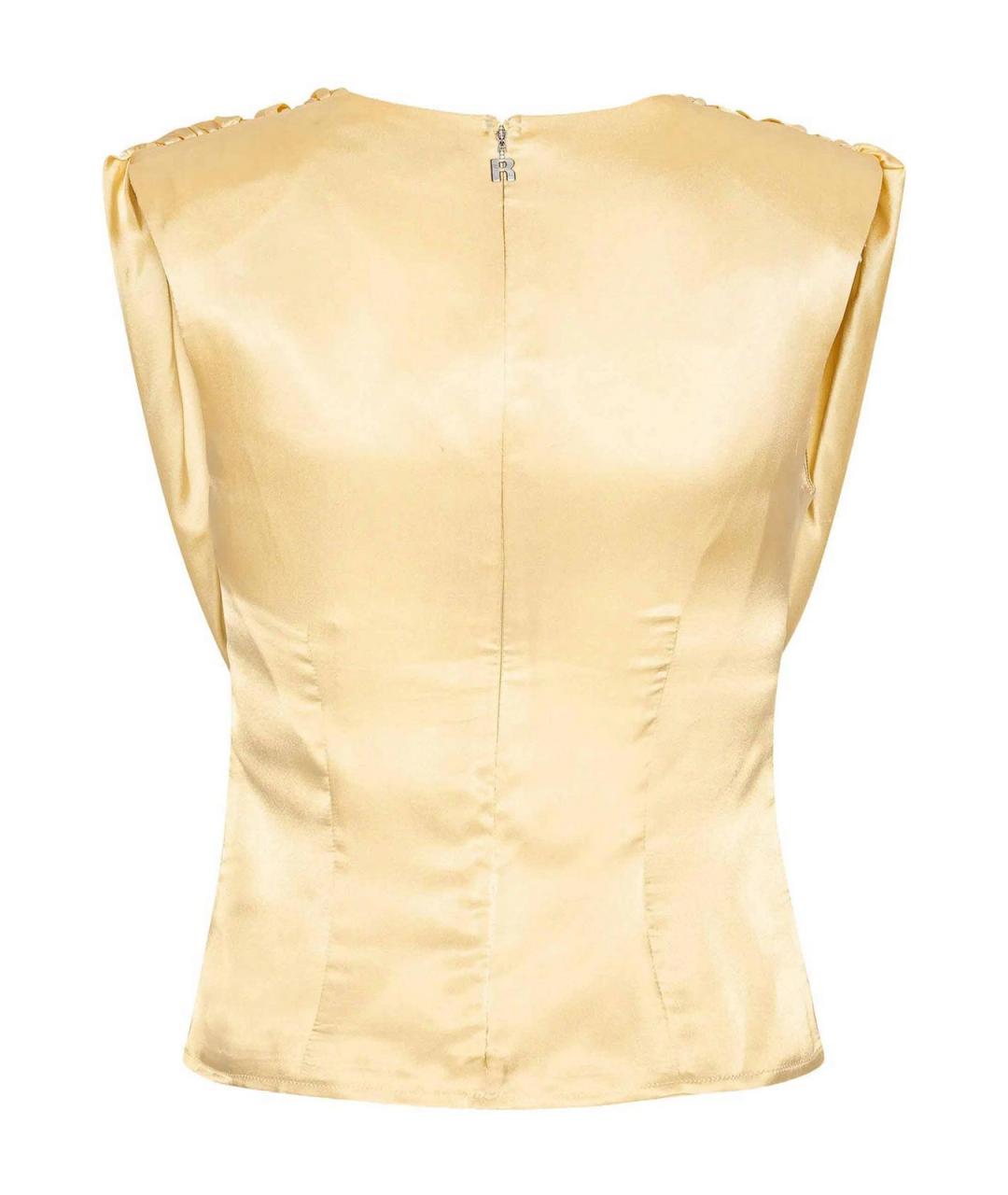 ROTATE Бежевая полиэстеровая блузы, фото 2