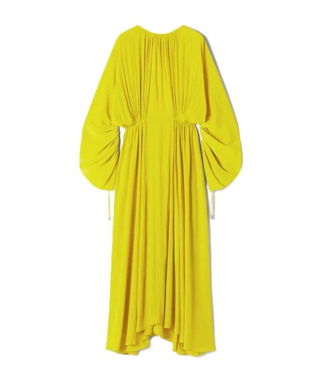 LANVIN Желтое полиэстеровое платье, фото 1