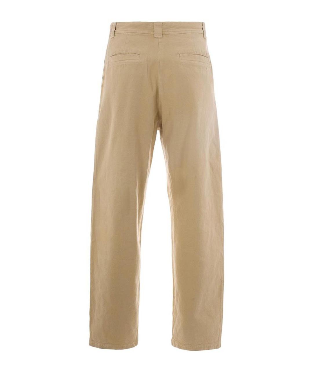 A.P.C. Бежевые хлопковые повседневные брюки, фото 2