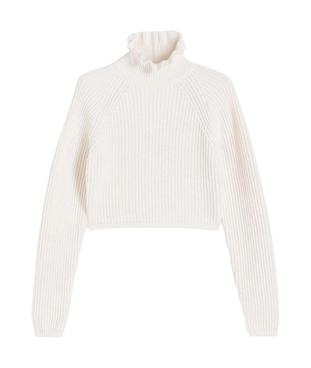 MAX MARA Белый хлопковый джемпер / свитер, фото 1